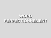 formation word perfectionnement